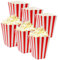 kuou 15 Pcs Popcorn Boxes, Popcorn Bags Reusable Popcorn Bucket Popcorn Favor Boxes for Movie Night, Party, Birthday (4.5 Tall x 2.7 Square)