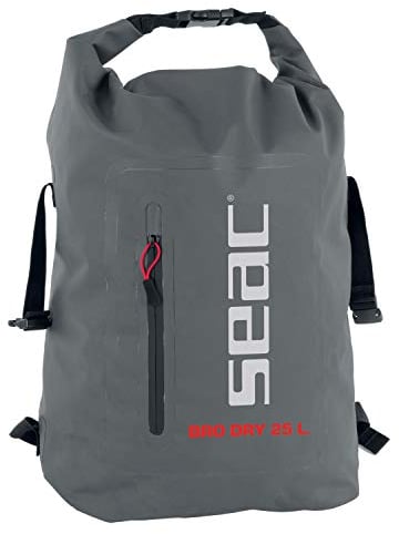 SEAC Bro Dry Zaino Impermeabile 33x60x22 cm, 25 L, Unisex Adulto, Grigio, Taglia Unica