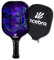 ZCEBRA Pala de Pickleball Fibra de Vidrio - Raqueta Ligera Composite núcleo de Panel de Abeja Polipropileno Textura Rugosa – Funda de Neopreno Extra ZGECKO (Azul)