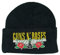 Amplified Unisex Adult Gun Crest Guns N Roses Beanie (One Size) (Black)
