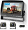 Podofo Kabelgebundenes 1080P Rückfahrkamera Kit mit 8 Zoll IPS Monitor 12V-24V & IP69 wasserdichte Backup Kamera Stabile Digitale Signale mit 49,2 Fuß Verlängerungskabel