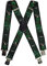 Olata Heavy Duty Herren-Hosenträger X-Form mit Jagdmotiv und gravierten Hosenträger-Clips – 4 cm. Entenjagd Saison
