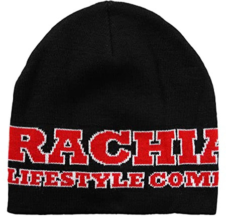 Brachial Beanie Frozen Schwarz/Weiß/Rot