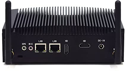 Mini PC PC industriale Dual Ethernet RS232 i5 8260U Mini PC desktop fanless 8GB RAM 128GB SSD 4K Dual HD Display Dual Band WiFi BT Win 11 Pro Mini computer Mini PC industriale industriale USB3.0