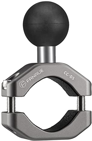 FANAUE Handlebar Mount Clamp Compatible with RAM Mount B Size Dual Insert Bottom Arm (CC-05 Handlebar Mount)