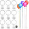 Poids Ballon Helium 10 Pièces Poids Ballons en Plastique, Aimants Poids des Ballon, Poids à Usage Répété Poids, pour Décorations de Fête, Mariage, D'anniversaire, Fêtes Enfants