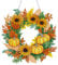 5D DIY Diamond Painting Kürbis Girlande Kranz Set, Diamant Painting Anhänger Herbstdeko Kits mit Kette, Diamant Malerei Türkranz Kürbis Herbst Deko Tür Fenster Deko DIY Geschenk (C)