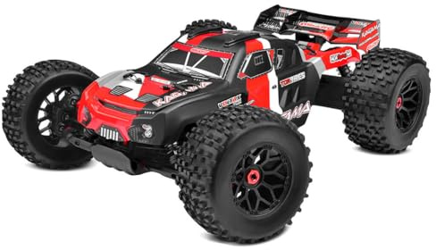 Corally RC Auto KAGAMA XP RTR Rot 4WD 1:8 Monster Truck 6S Brushless Power - No Electronics Roller
