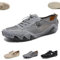 Chaussures de trail en maille respirante d'extérieur, chaussures pieds nus, chaussures for hommes for la randonnée et la marche, chaussures de sport d'été, baskets décontractées légères antidérapantes
