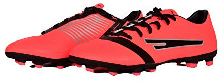 4 WITH QUIVE Football Boots for Natural and Artificial Pitches, Sega Prime, Cutting-Edge Design (Peach, UK Footwear Size System, Adult, Men, Numeric, Medium, 7)