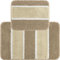 REDBEST Badematte + WC-Vorlage Set 2-TLG. Natur/beige Größe 50x80 cm + 40x50 cm