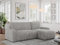 MKS MEBLE Cord Sofa L-Form Mit Schlaffunktion Und Bettkasten, Ecksofa, Eckcouch, Couchgarnitur Ecke Bettcouch - Argos - Hellgrau