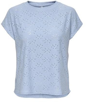 ONLY Damen Onlsmilla S/S Top JRS Noos, Soft Chambray, XS