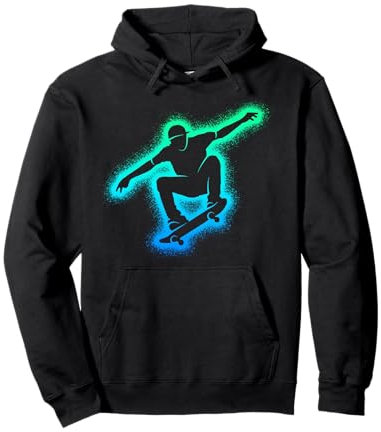 Skaten Skateboarder Skater Kinder Herren Jungen Skateboard Pullover Hoodie