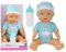 Baby Doll and Feeding Bottle Gift Set - 30cm Baby Boy or Girl Care Doll with Bottle for Imaginative & Pretend Play – Kids Doll Play Set for Christmas & Birthday - Pink or Blue, 3+ Years (Blue)
