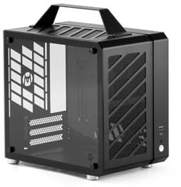 Mechanic Master Cool Cube Series C25Plus Mini-ITX Case/Alumium/Steel/GPU Length Within 269mm, ATX14cm/SFX/L PSU Computer Case
