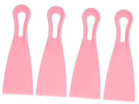 FELTECHELECTR 4pcs Ice Cream Roll Machine Spatula Plastic Shovel Small Ice Cream Machine Tool for Home Yogurt Maker Dessert Scoop Accessory