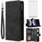 Asuwish Mobile Phone Case for Xiaomi Redmi Note 14 Pro 5G/14Pro 4G/Note14 Pro Plus/Poco X7 Case with Screen Protector and Card Slot Foldable Leather Wallet Stand 14Pro+ Pro+ + Mobile Phone Case Black