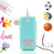 PlusFive Electric Balloon Pump UK Plug, Electric Air Pump for Long Balloons Foil Balloons Sports Balls, Portable Pump for Inflatables Electric Pump for Birthday Wedding Christmas Decorations (Blue)