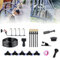 360 Curved Garden Automatic Irrigation System, Drip Irrigation Kit 360 Degree Adjustable Automatic Watering System, Raised Bed Watering System for Garden Yard (16.4Ft Set (5 Nozzles))