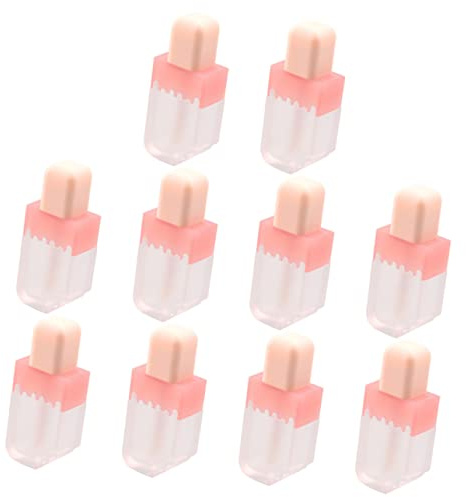 Happyyami 10stücke Leere Lippenölflaschen Nachfüllbare Lippenbalsam-tuben Transparente Reise-lipgloss-flaschen Für Frauen