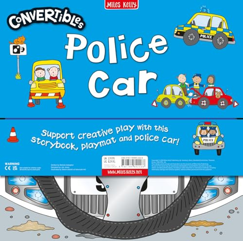 Convertible Police Car: Three toddler-friendly activities in one fold-out pack: a sit-in vehicle, interactive playmat and engaging story! (Convertibles)