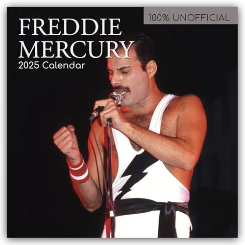 Freddie Mercury 2025 – 16-Monatskalender: Original The Gifted Stationery Co. Ltd [Mehrsprachig] [Kalender] (Wall-Kalender)