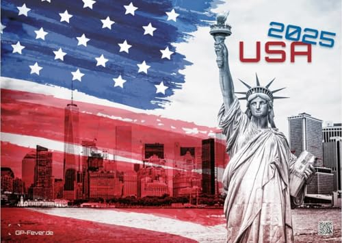 USA - eine Reise durch die Vereinigten Staaten - dem Land der unbegrenzten Möglichkeiten - 2025 - Kalender DIN A3: Der Wandkalender mit den schönsten ... Jahr 2025 im Format DIN A3 (ca. 42 x 30 cm)!