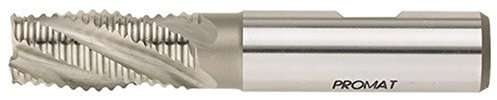Unbekannt Schaftfräser DIN 844 Typ NR D.6mm Einsatz-L.19mm HSS-Co5 Weldon Z.3 kurz PROMAT