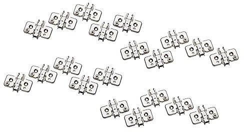 Blum 173H7100 Clip Top rahmenlose Montageplatten, 20er Pack