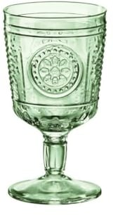 Bormioli Rocco Verre à pied romantique en verre Vert