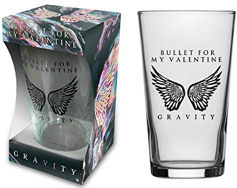 Razamataz Bullet for My Valentine Beer Glass Gravity Pint 570 ml