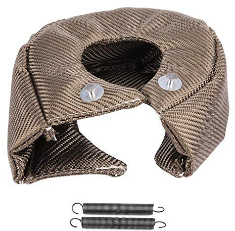 Auto Fahrzeug Turbolader Wärmeabdeckung, Turbolader Hitzeschild Decke, Auto Turbolader Abdeckung Wrap hitzeschutz turbolader(T3)