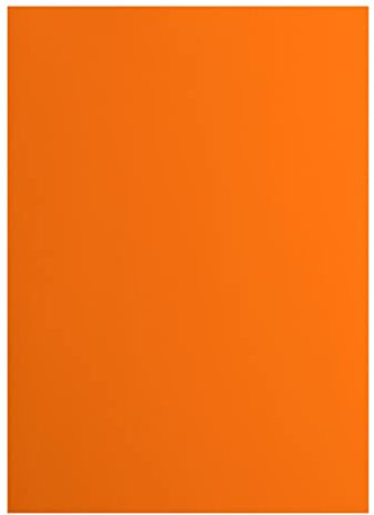 Vaessen Creative 2927-012 Florence Cardstock Papier, Orange, 216 Gramm/m², DIN A4, 10 Stück, Glatt, für Scrapbooking, Kartenherstellung, Stanzen und andere Papierbasteleien, Melon