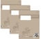Staufen Premium Schulheft - DIN A4, Lineatur 23 (5x9mm rautiert), 16 Blatt, 90g/m² Premium Papier, 5 Stück