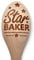 Cucchiaio in legno con incisione Star Baker, idea regalo
