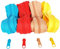 rumitpan Endlosreißverschluss 5mm 12m Nylon 4 Farben mit 20 Schieber und 30 Endstück, Reißverschlüsse spiralförmig Meterware teilbar 3cm breit für Kleidung Tasche Gepäck Bettzug Zelt