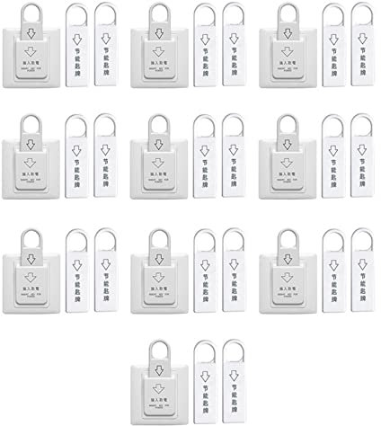Dasertoe 10 x interruttore di carta magnetica per hotel di qualità per interruttore a risparmio energetico con 30 carte