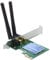 Cusstally Scheda di rete Ethernet PCI-E WiFi 300M + Antenna