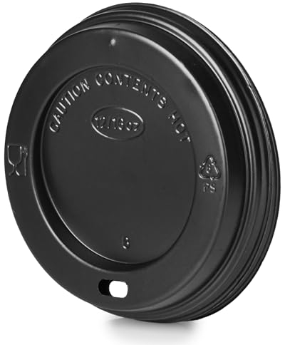 Signature Packaging - Ripple Coffee Cup Lids - 12oz, 16oz (345ml, 473ml) - 500 Pack