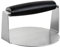 BS-VOG Burgerpresse 6,2 Zoll, Edelstahl Burger Smasher mit Verstärktem Griff, Runde Smashed Patty Presse, Professionelles Barbecue Grill Zubehör für Perfekte Burger Patties