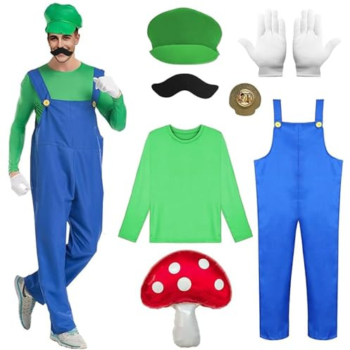 Maryparty Costume for Adults Halloween Fancy Dress for Halloween Party (GREEN, XL)