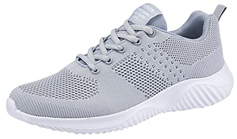 Scarpe Uomo estive Bianche Scarpe Uomo estive Bianche Pelle Scarpe Uomo Bianche Stivali Uomo 2023 Sneakers Platform Donna m-Grey 14.99