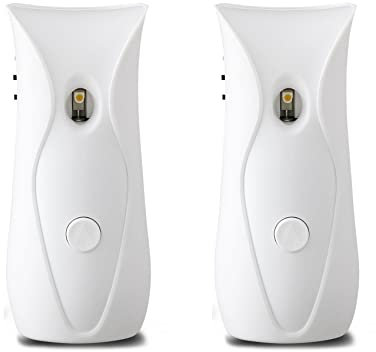 reamhome 2 dispenser automatico di deodoranti per ambienti da bagno, a tempo, montaggio a parete, dispenser automatico di profumo per la casa