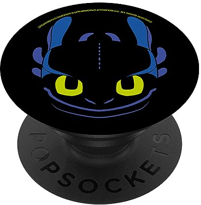 DreamWorks Dragons Toothless Night Fury Big Face Costume PopSockets Klebender PopGrip