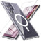 Magnetisch Für Samsung Galaxy S24 Ultra Hülle mit Panzerglas,Militärschutz Handyhülle Stoßfest Robust Bumper Schutzhülle Case Cover für Samsung S24 Ultra 5G 2024(Transparent)