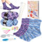 Coopay Strickset für Anfänger, Stricksocken-Set mit Anleitung (evtl. nicht in deutscher Sprache), komplettes Strick-Anfänger-Set mit Garnen, Strick-Starter-Set, einfaches Stricken von Socken als Dank