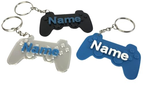 Personalised Game Controller Keyring/Keychain for Party Bag Filling