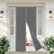 Rideau de porte thermique - Protection contre le froid - 85 x 208 cm - Magnétique - Isolation thermique - Pour balcon, chambre à coucher, cuisine, chambre climatisée, porte d'entrée principale