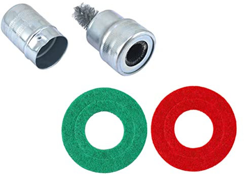 GARVALON 1juego Cepillo De Limpieza De Bornes De Batería Con Juntas De Protección Herramienta Para Mantenimiento De Terminales y Cables De Batería Diseño Ergonómico y Material